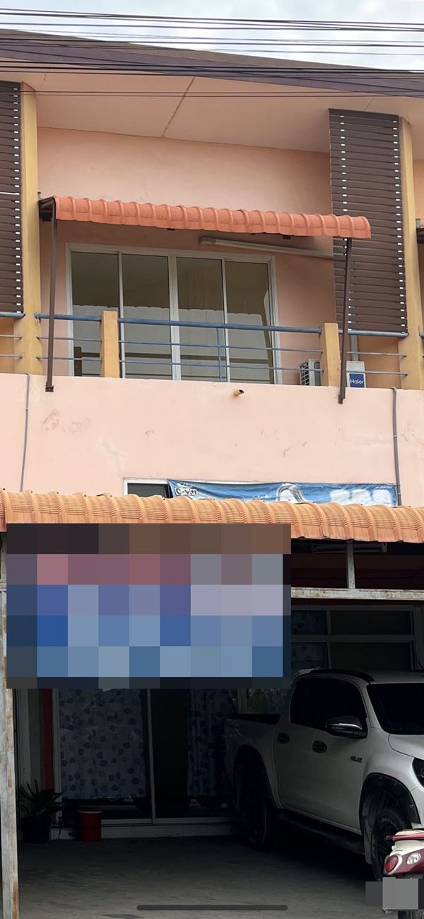 ขายตึกแถว 2 ชั้น ต.ช้างใหญ่ อ.บางไทร จ.พระนครศรีอยุธยา ห้องโล่ง 17 ตร.วา